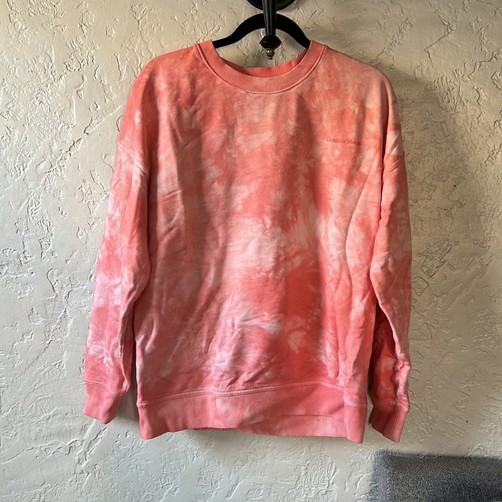 Outdoor Voices Tie Dye Cotton Terry Sweater Set - Picture 2 of 9